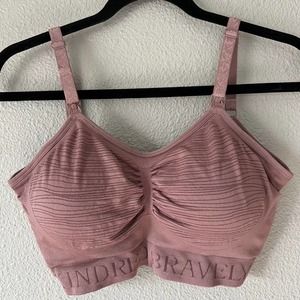 Kindred Bravely Simply Sublime Hands-Free Pumping & Nursing Bra Twilight Large